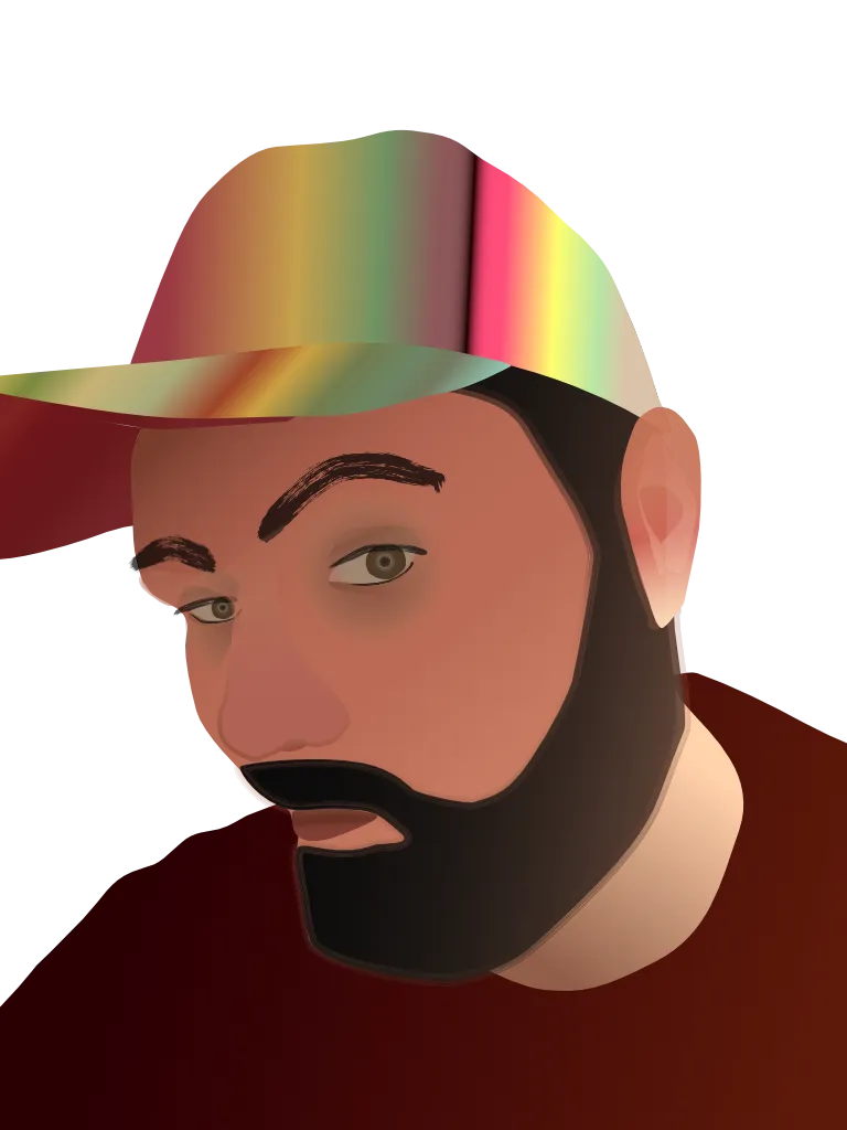 My avatar draw in vector graphics
