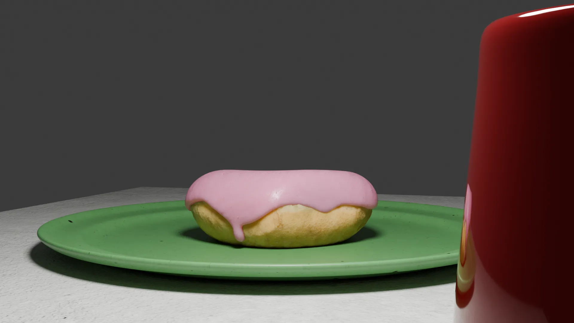 Donut & Red Cup close shot