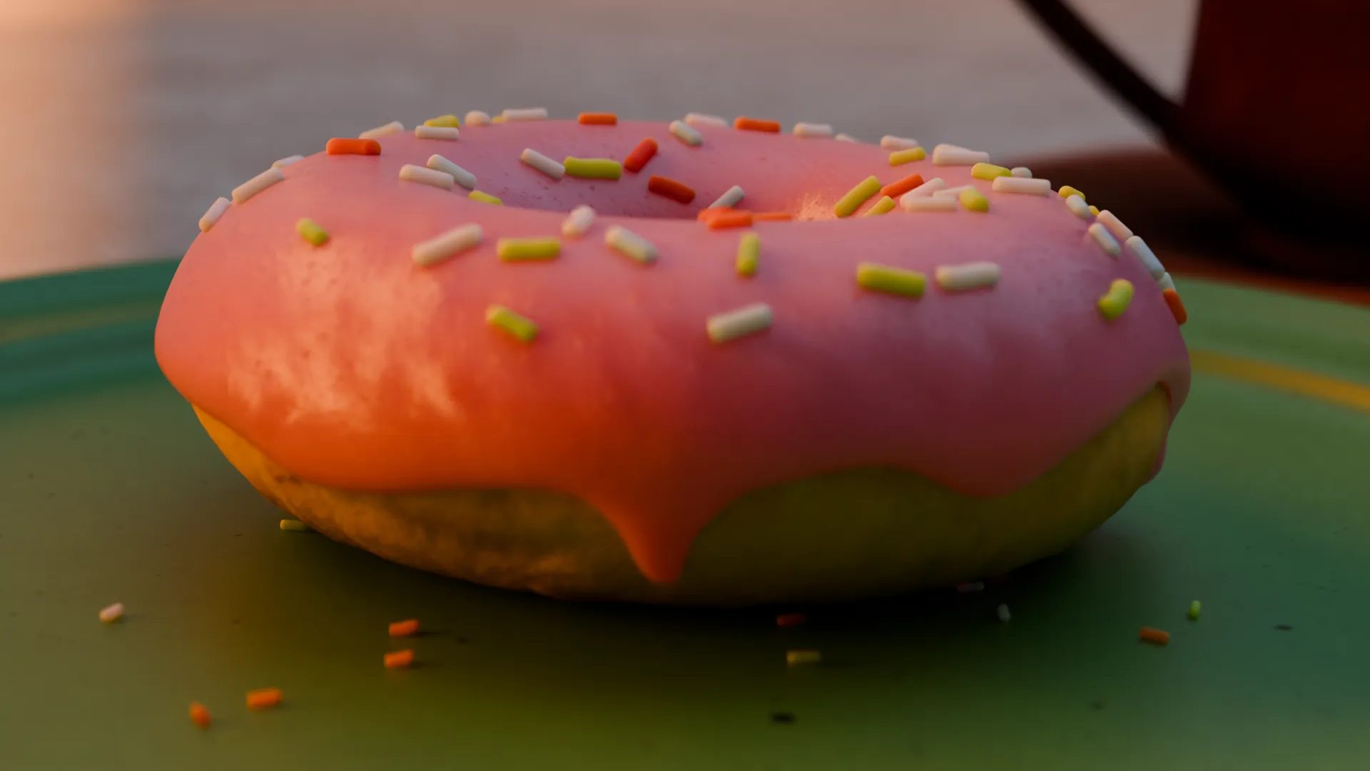 Finished donut looks nice