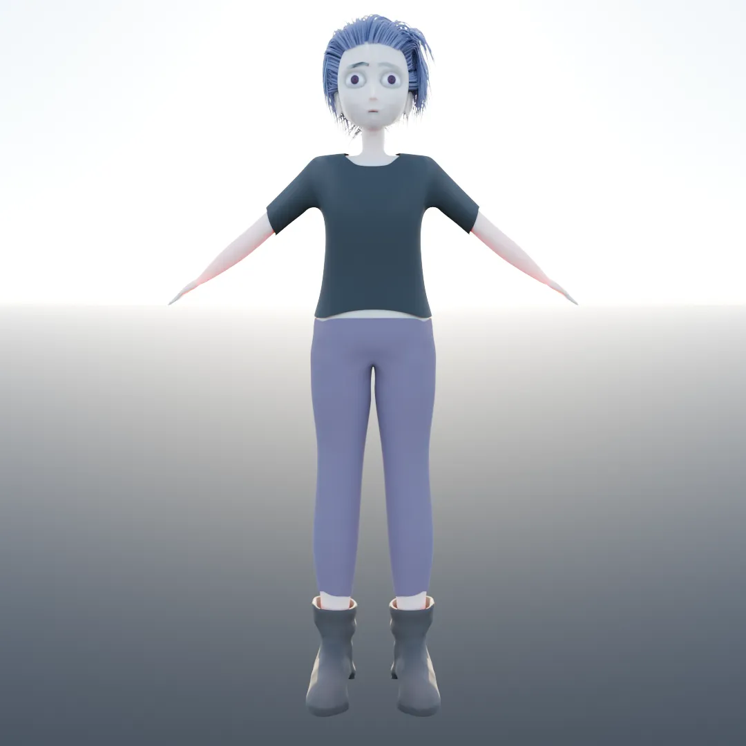 Final rendering of my character