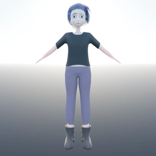 Final rendering of my character